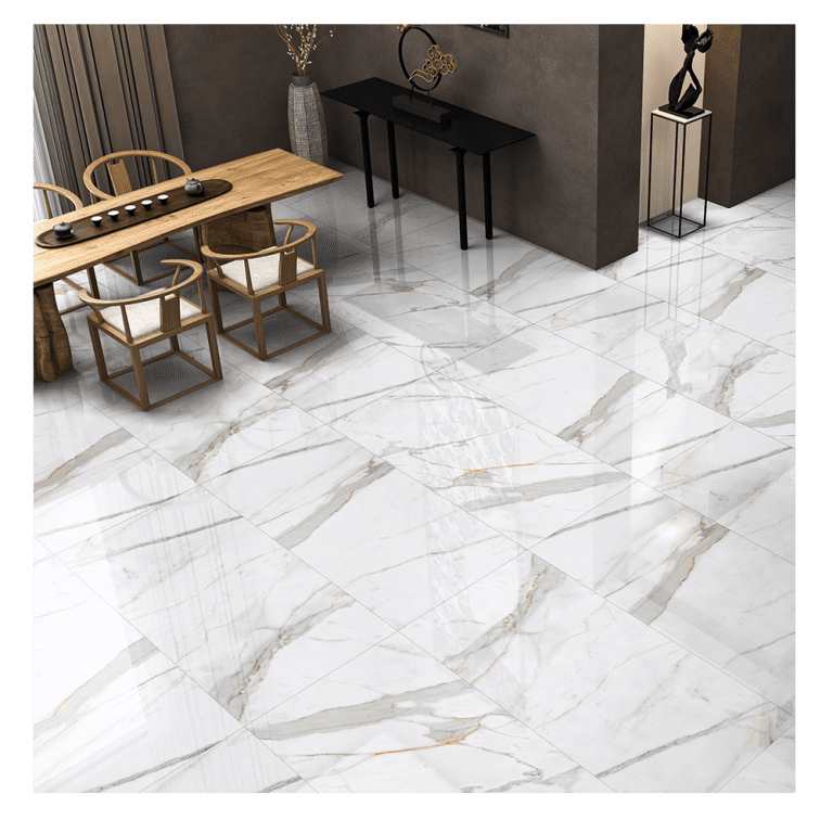 Calacatta Gold Marble Look Tiles - Premium Selection of White Calacatta ...