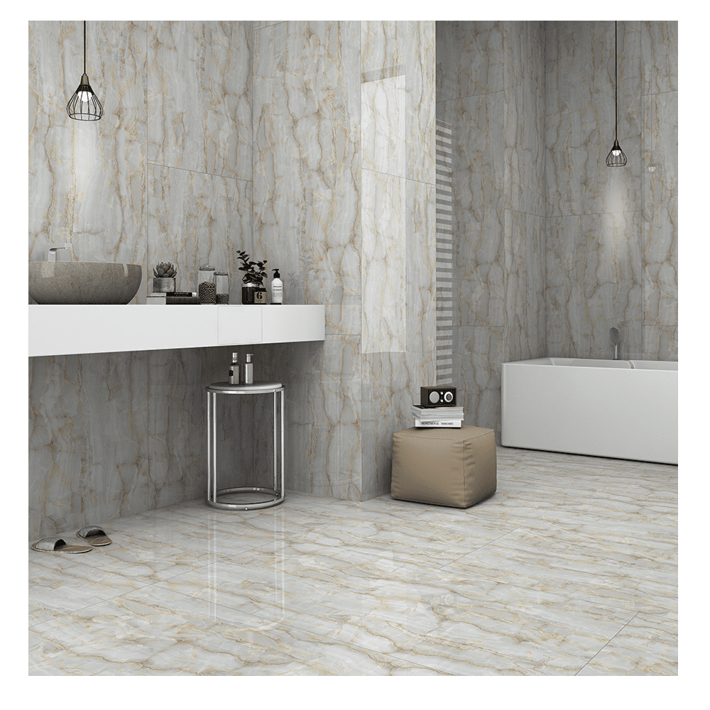 ONYX BIANCO - Silver Polished Marble Tiles