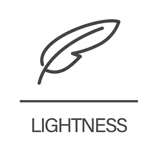 FEATURES-LIGHTNESS