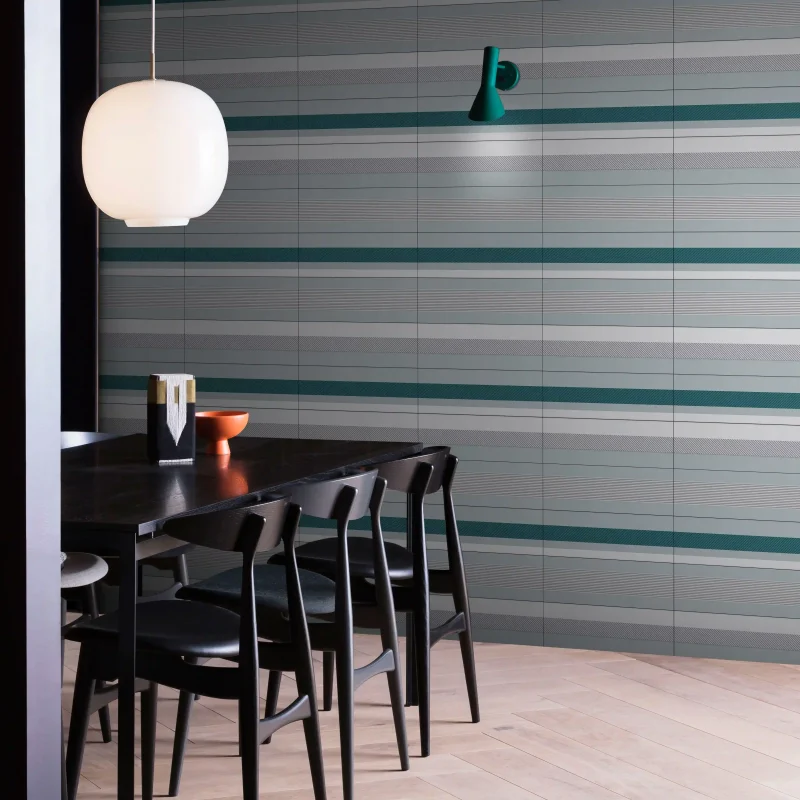 Linies Aqua Subway tiles