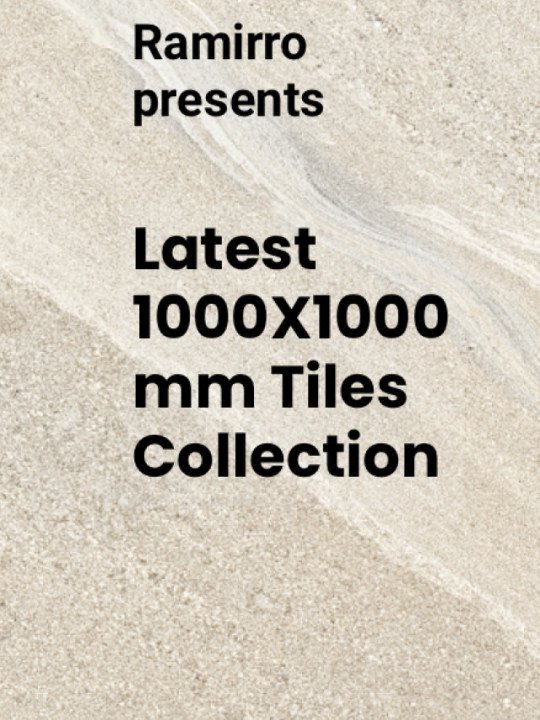 1000x1000 mm tiles