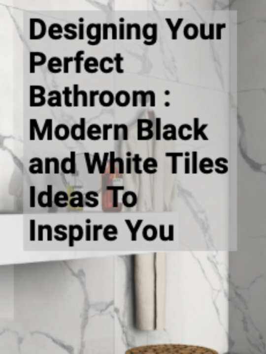 Designing Your perfect Bathroom with black and white tiles