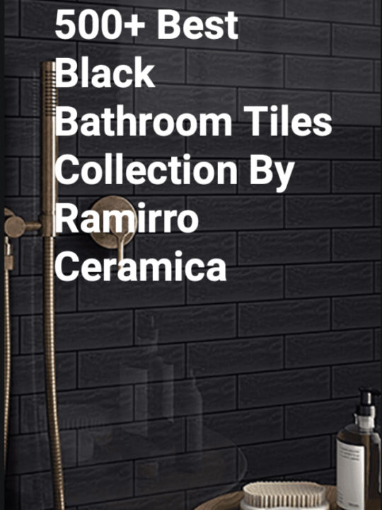 best black bathroom tiles