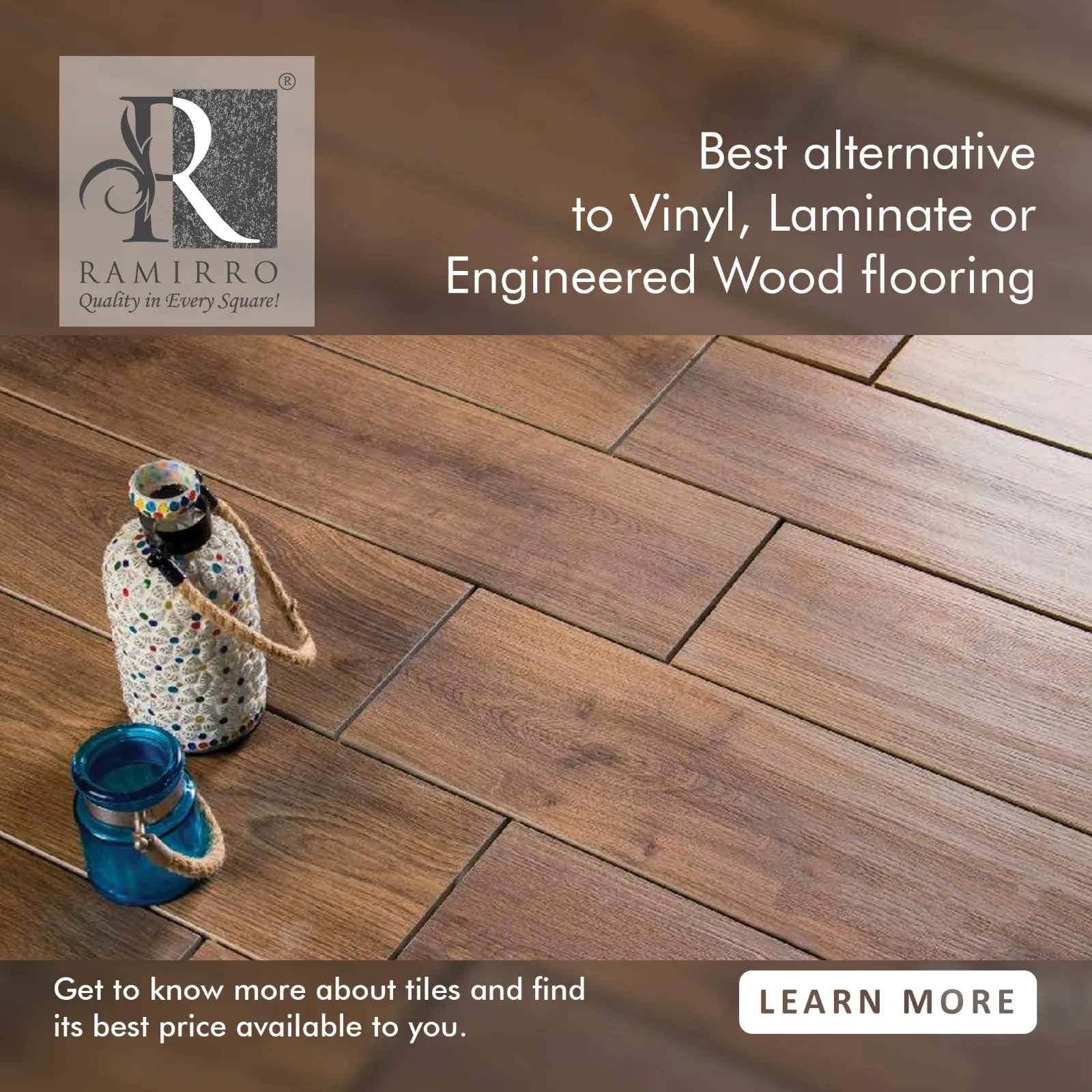 Laminate vs Vinyl vs Porcelain tiles vs Engineered Wood Flooring 