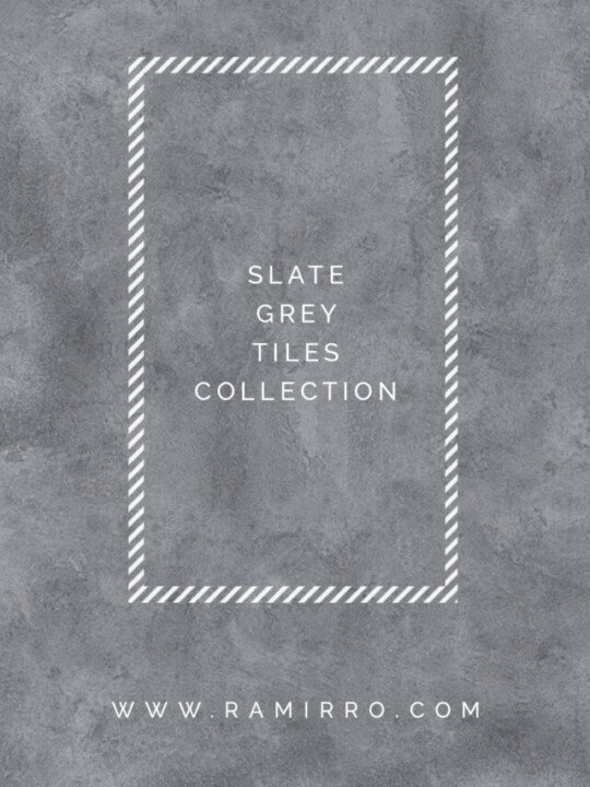 Slate grey tiles collection_1