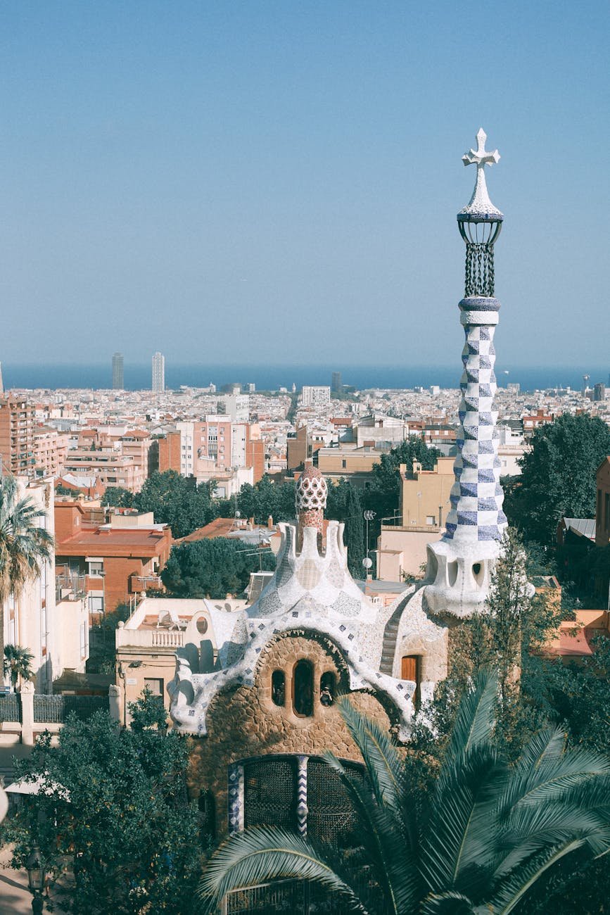 amazing colourful architecture in barcelona